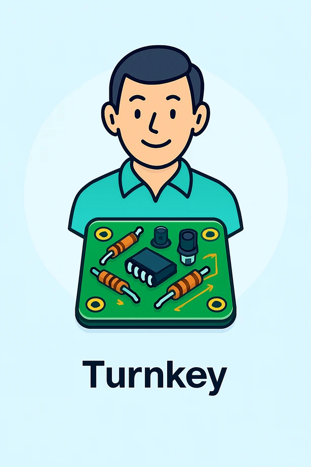 تولید برد مونتاژ شده Turnkey PCBA