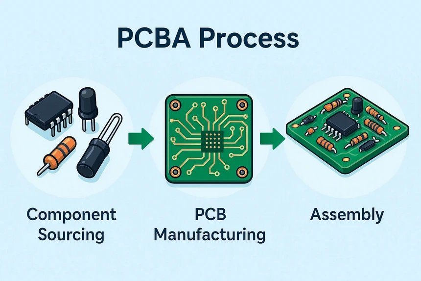 تولید برد مونتاژ شده PCBA